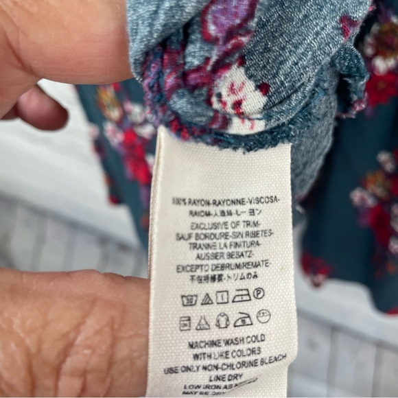 FREE PEOPLE Electric Orchard Swing Tunic Mini Dress size M - Picture 8 of 9